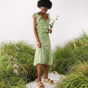 sachin and babi light blue dress ASOS | Dresses | Asos Design Embroidered Lace Insert Pleated Midi Dress  With Long Sleeves